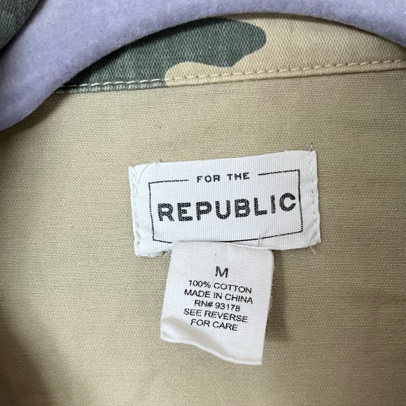 For The Republic Camouflage Cotton Jacket - Picture 2 of 5